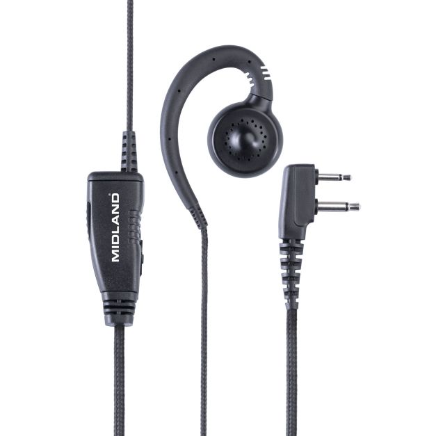 Microphone Radio Midland MA31 Secure TX - Avec Oreillette Pneumatique