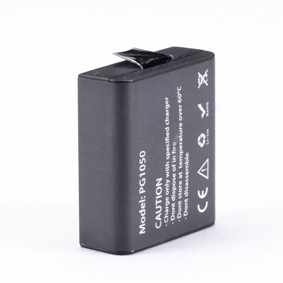 Pacco Batteria Li-Ion 1350 mAh 3,7V per Action Cam Serie H / H+ / H Pro