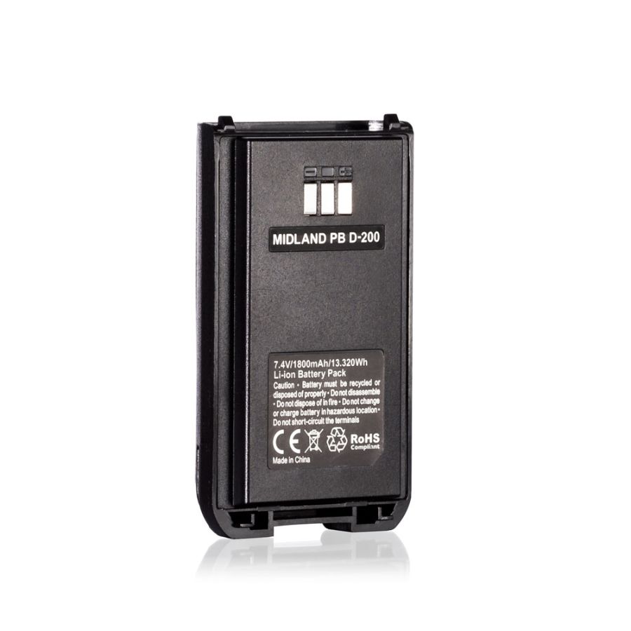 PB D200 Pacco Batteria Radio Midland 