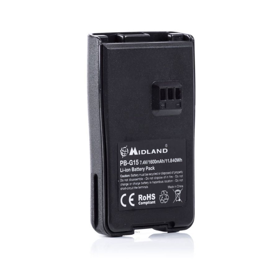 PB G15 PRO NC - G18 PRO NC Radio Battery Midland 