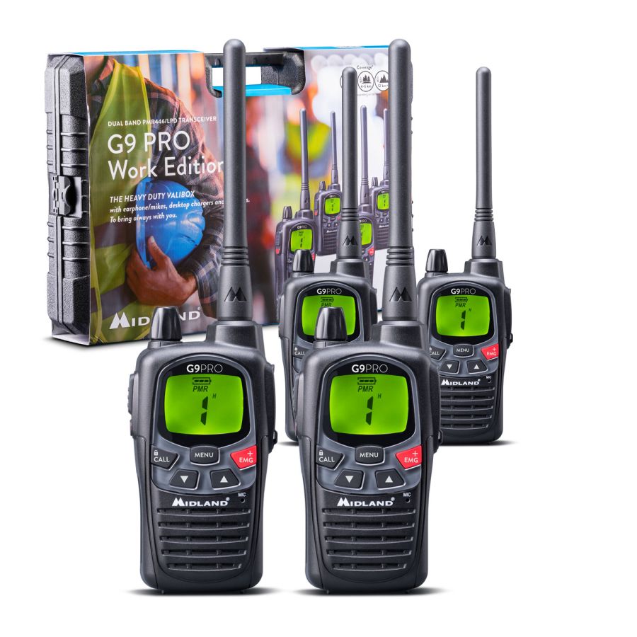 Midland G9 Pro Work Edition Walkie Talkie