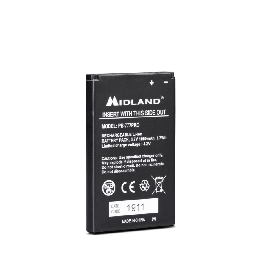 Batterie pour Radio Midland 777Pro