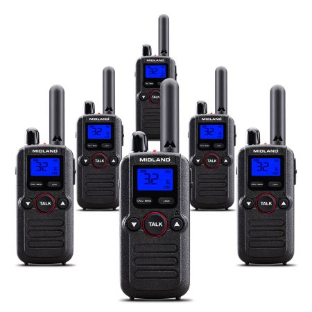BR180 Pack of 6 radios