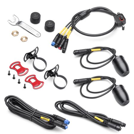 Kit d’extension Bikeplay Pro : 2 caméras, câble et 2 TPMS