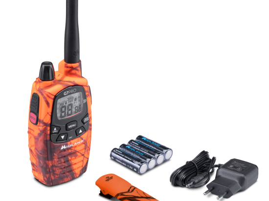 Oreillette MIDLAND MA21-AF ORANGE pour talkies walkies G7 PRO & G9 PRO -  Armurerie Pisteurs